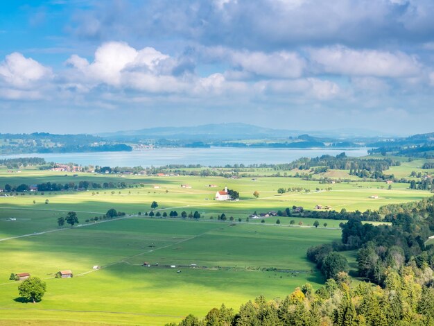 Landschapsmening in Beieren Duitsland