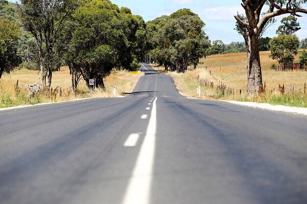 Foto landweg in mudgee, australië