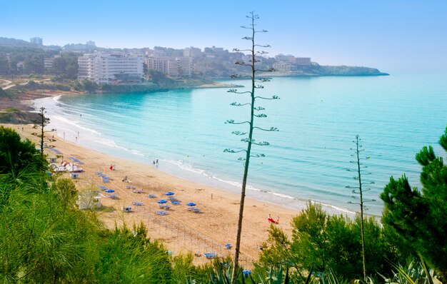 lang strand Platja larga in Salou Tarragona