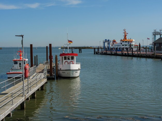 Photo langeoog harbor