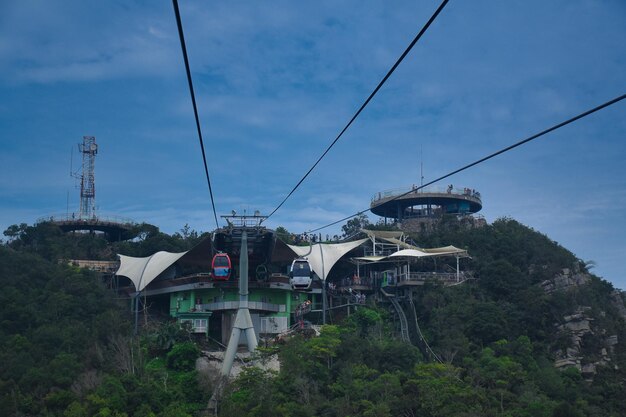 Photo langkawi cable car also known as langkawi skycab is one of the major attractions in langkawi