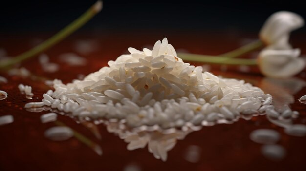 Foto langkorrelige rijst