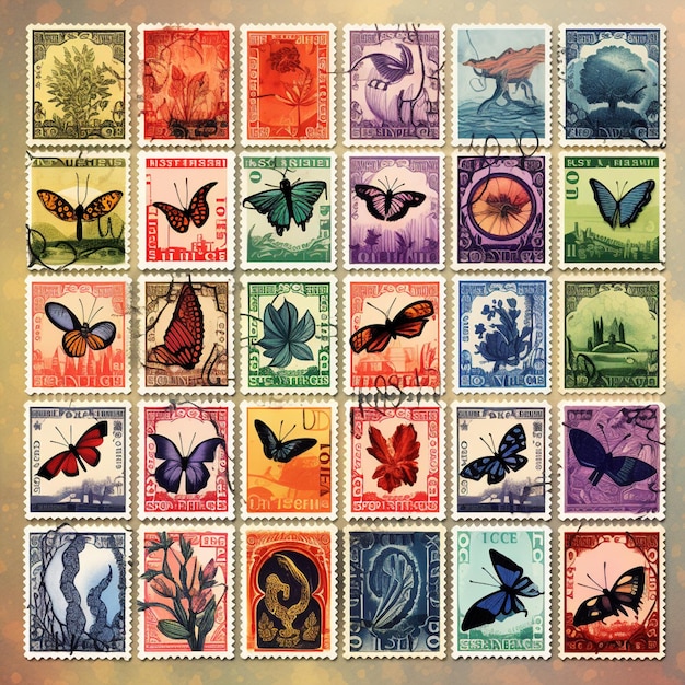 The Language of Letters A Collection of Collectible Stamps