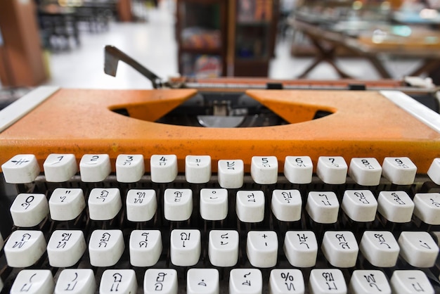 Language typewriter Thai