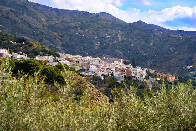 Деревня Ланхарон в Альпухаррасе Гранады