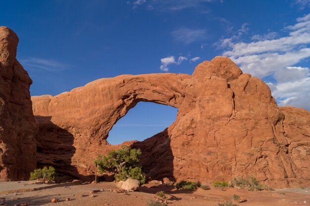 Lanscape het nationale park van bogen in utah, de vs