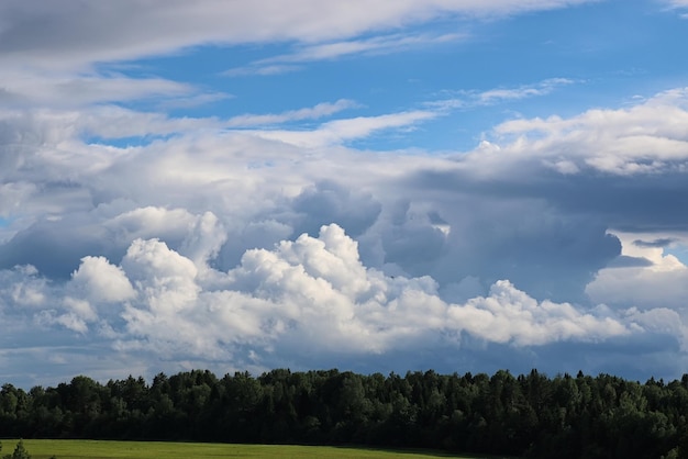 Lanscape meadow sky cloud