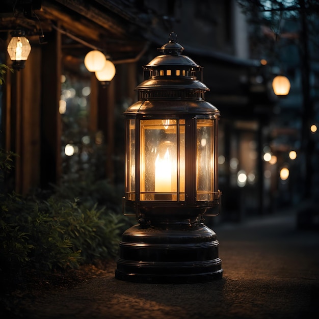 Lantern Aglow A Beacon in the Dark