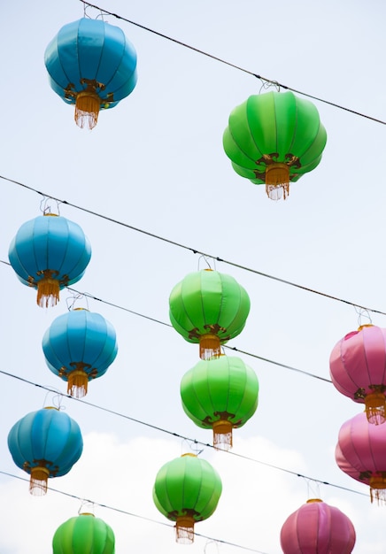 Lantern decorations for Chinese New Year.