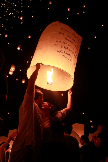 Фото Фестиваль фонарей в таиланде