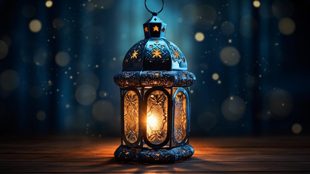 Lantern lit during the month of Ramadan