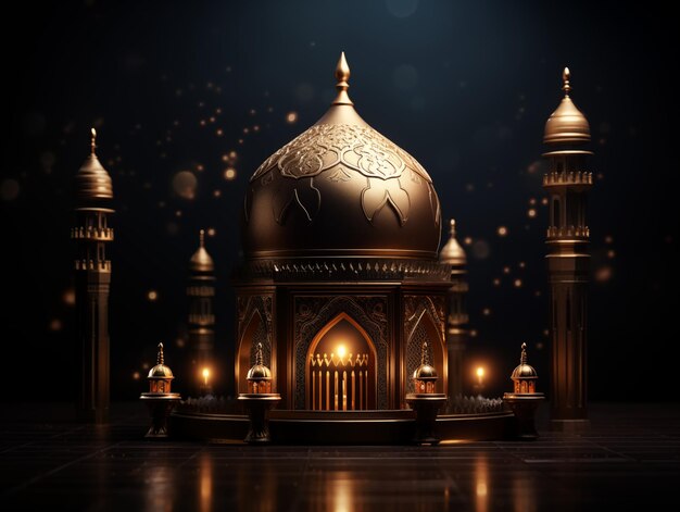 Lantern for the Muslim feast of the holy month of Ramadan Kareem