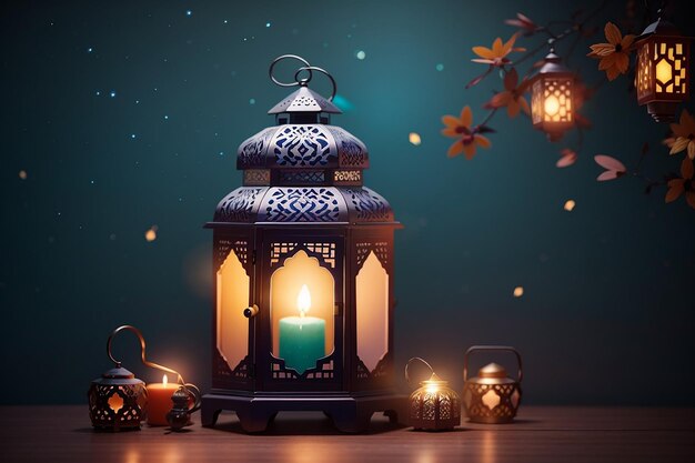 Lantern for Ramadan and Eid Greeting