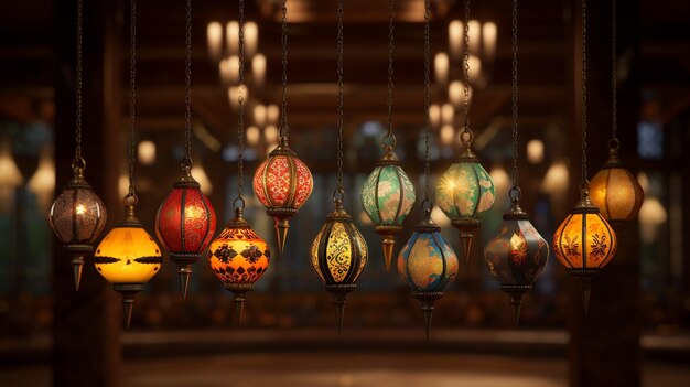 Photo lantern ramadan hd 8k wallpaper stock photographic