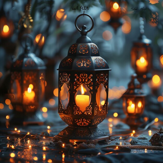 Photo a lantern