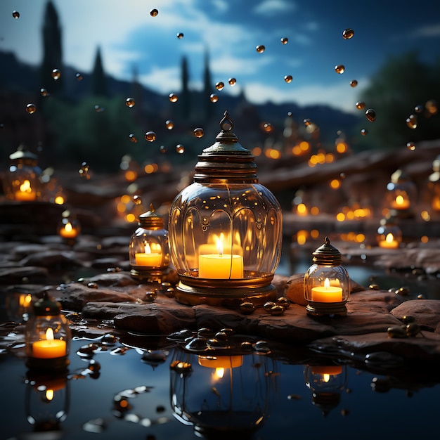 Lanterns Aglow Ramadan Magic Ramadan Background Images