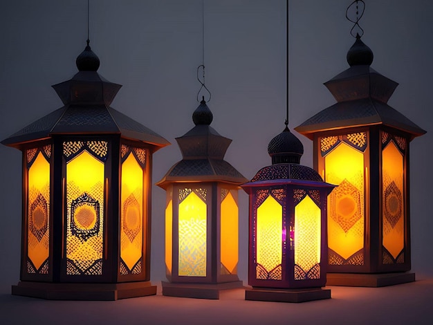 Lanterns with candle