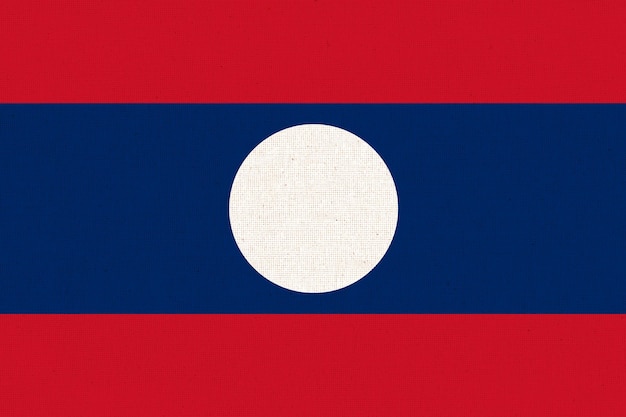 Lao People Democratic Republic Flag of Laos Laotian flag