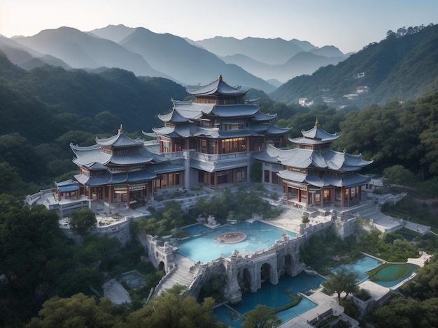 Laojun-berg Luoyang Chinees taoïstisch heilig land