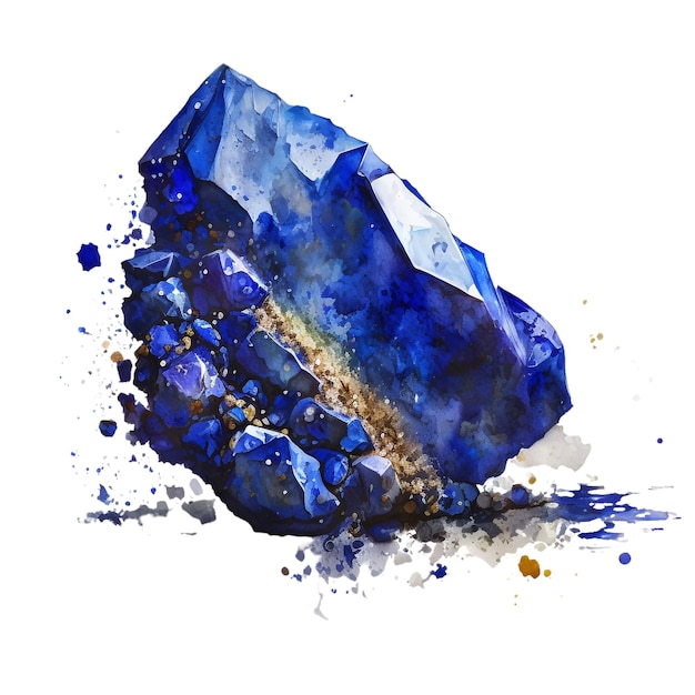 Photo lapis lazuli stone 11