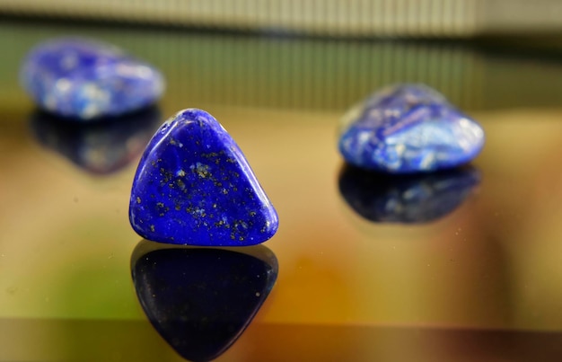 Photo lapislazuli gemstone