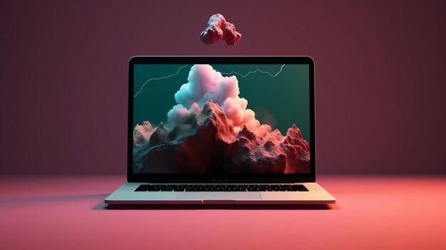 A Laptop Computer Exhibiting Generative AI