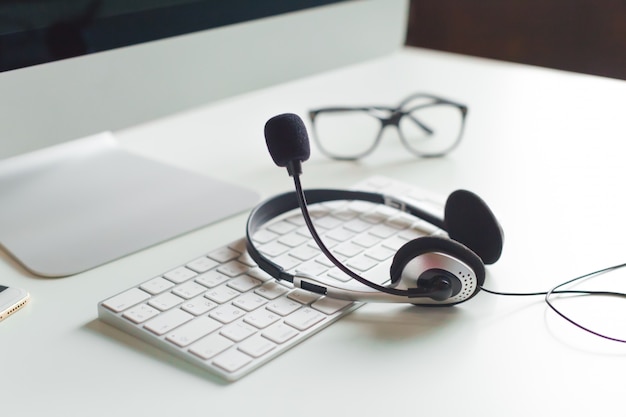 Laptop computer with headset