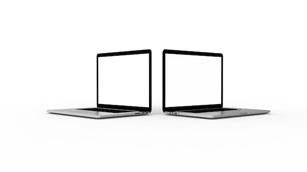 laptop  isolated on white background. 