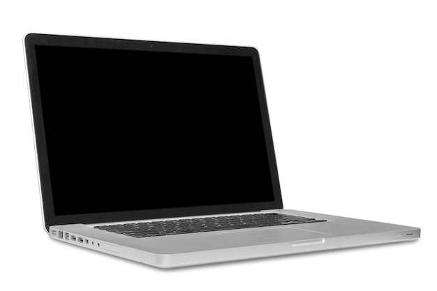 Laptop isolated on white background