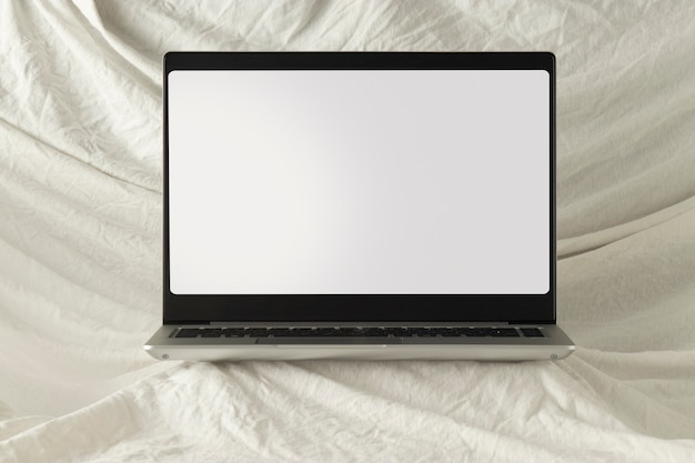 Laptop minimal display with sheet