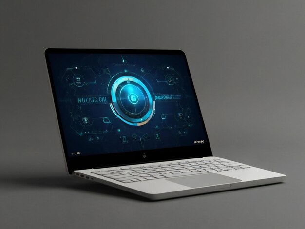 Foto laptop mock-up ontwerp