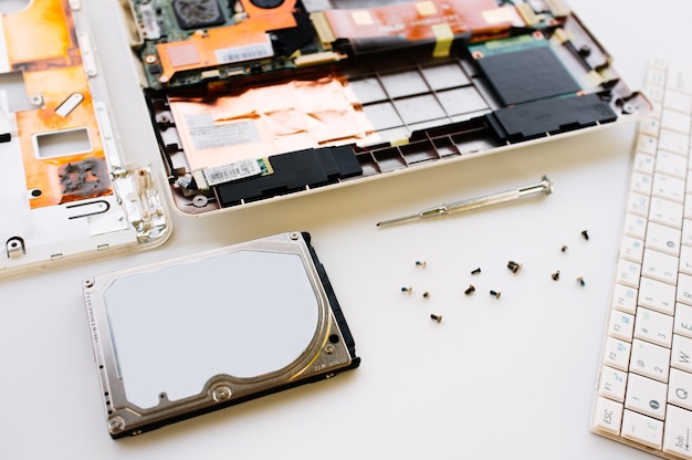 Laptop reparatieservice op harde schijf