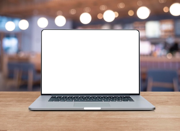 laptop on table