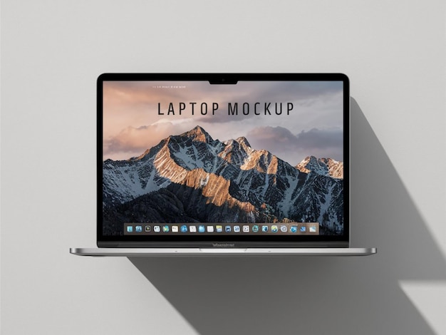 Photo a laptop with a laptop screen that says laptop on it