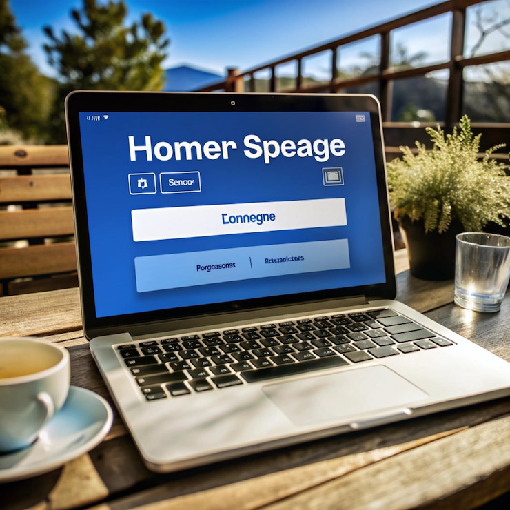 Photo a laptop with a screen that says quot homegrown quot on it