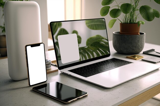 A laptop with a screen that says a palm leaf on it