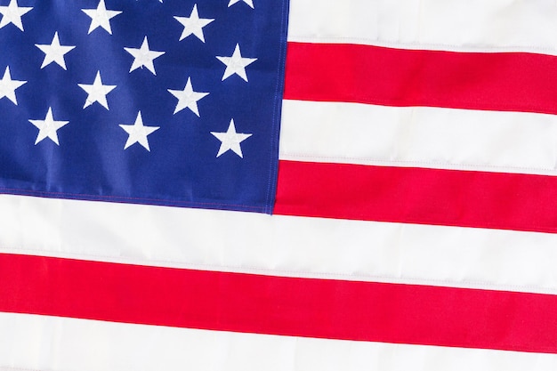 Large American Flag on a white background.