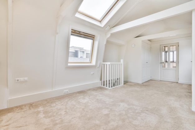 Large attic room