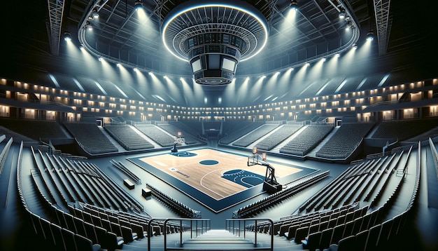 a large auditorium with a large number of seats in it