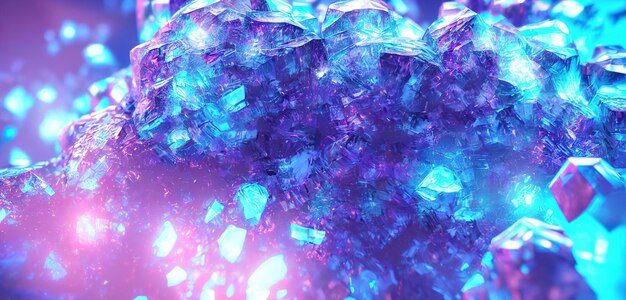 Large blue crystals closeup crystal apatite quartz topaz\
aquamarine jewelry blue sapphire tourmaline diamond 3d\
illustration