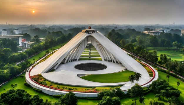 a large building with a pyramid that says  the pyramid