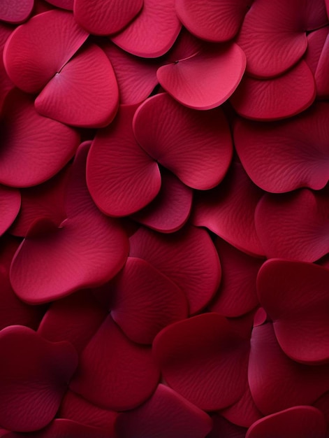 a large bunch of red flowers with a red background