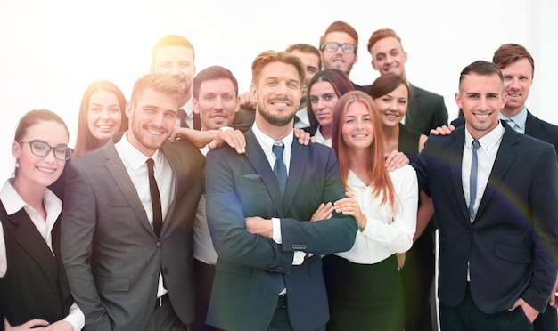 Large business team of professionals