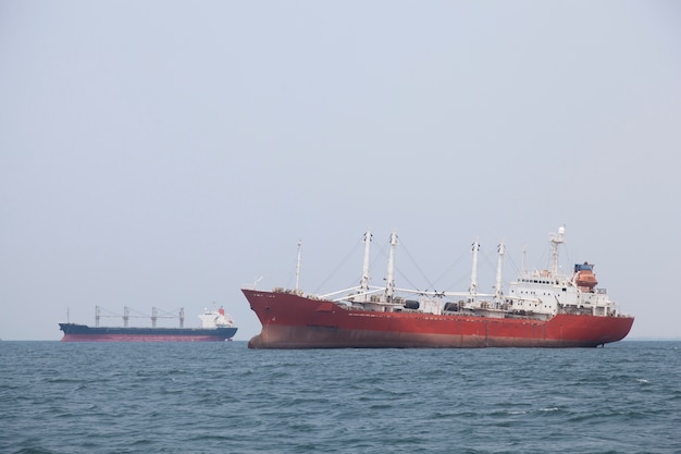 Large cargo ship