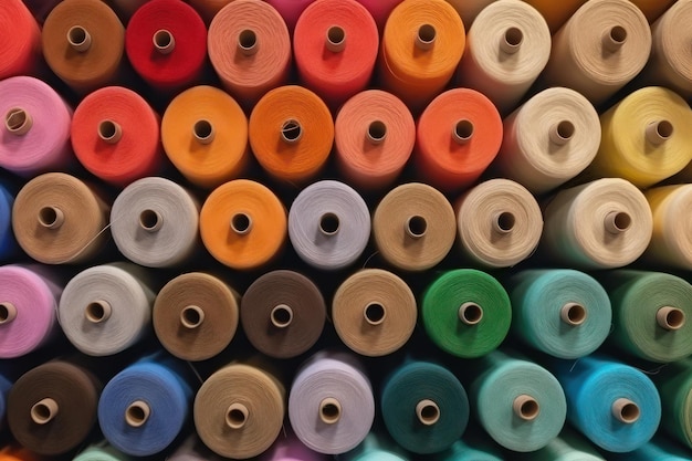 A large collection of threads is shown with the word needle on the front.