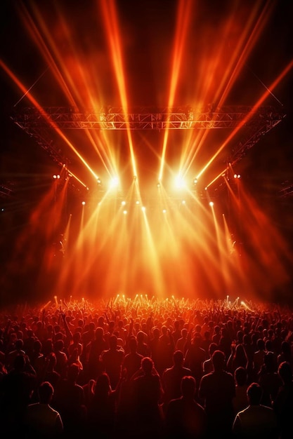 a large crowd of people at a concert