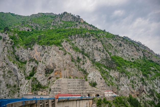 Large dam Mratine in the north of Montenegro