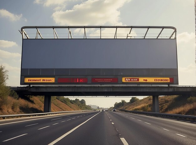 large empty billboard