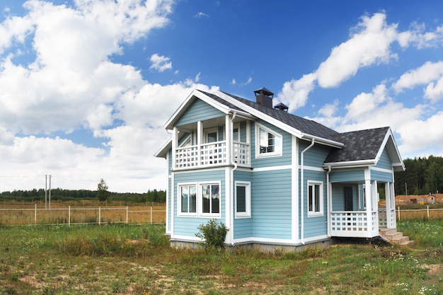 Large family home in a rural area.