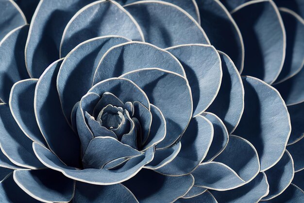 Крупные цветы темно-синие с металликом